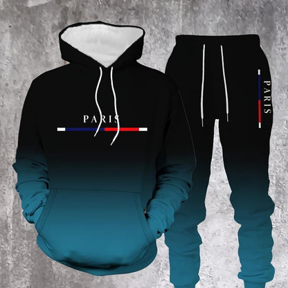 🔥 Hot sale 50% OFF🔥Men's Gradient Tracksuit Set - Hoodie and Sweatpants
