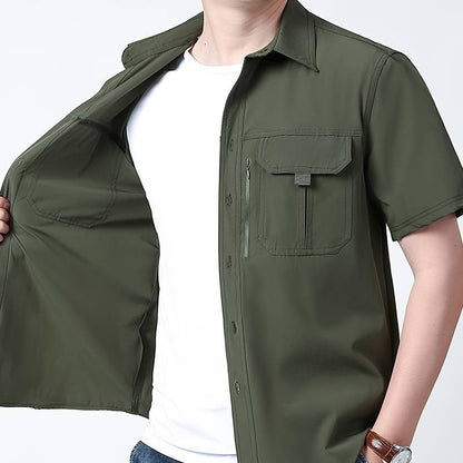 Men's Short Sleeves Cargo Shirts