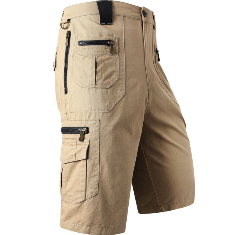 Men's Casual Cargo Shorts with Multiple Pockets