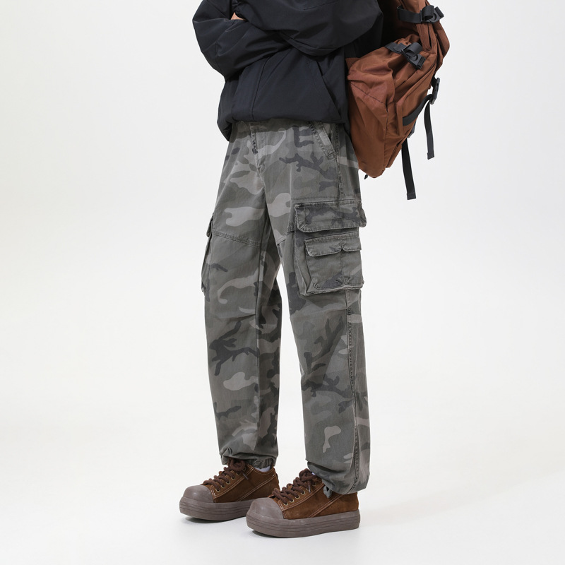 Men's Relaxed Fit Camo Cargo Pants