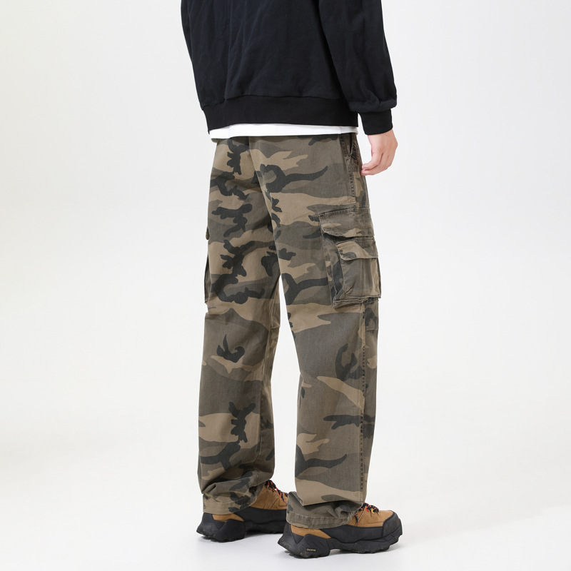 Men's Relaxed Fit Camo Cargo Pants