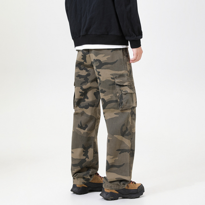 Men's Relaxed Fit Camo Cargo Pants