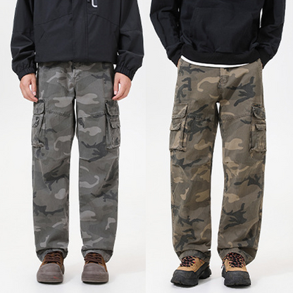 Men's Relaxed Fit Camo Cargo Pants