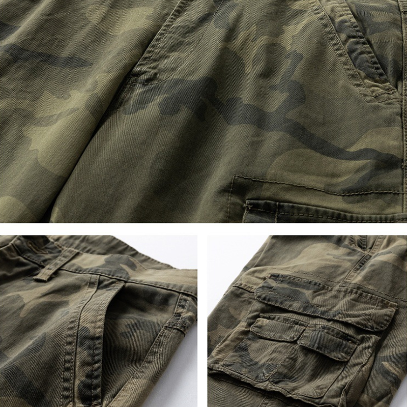 Men's Relaxed Fit Camo Cargo Pants