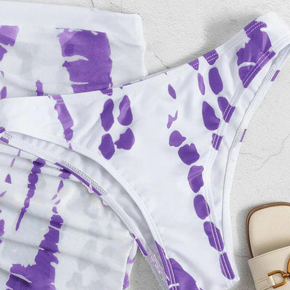 💦Women's Ruched 3-Piece Bikini Set