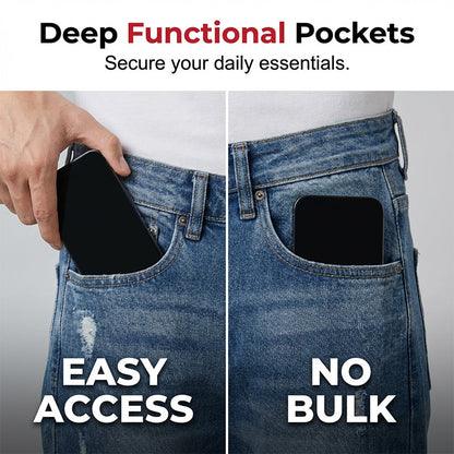 Men's Streetwear Ripped Denim Shorts