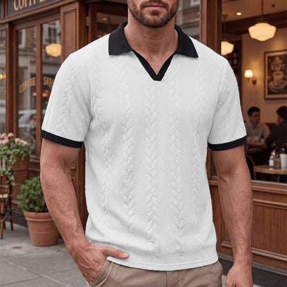 🎁New arrival 50% OFF💥 Men's Short Sleeve Knit Shirt