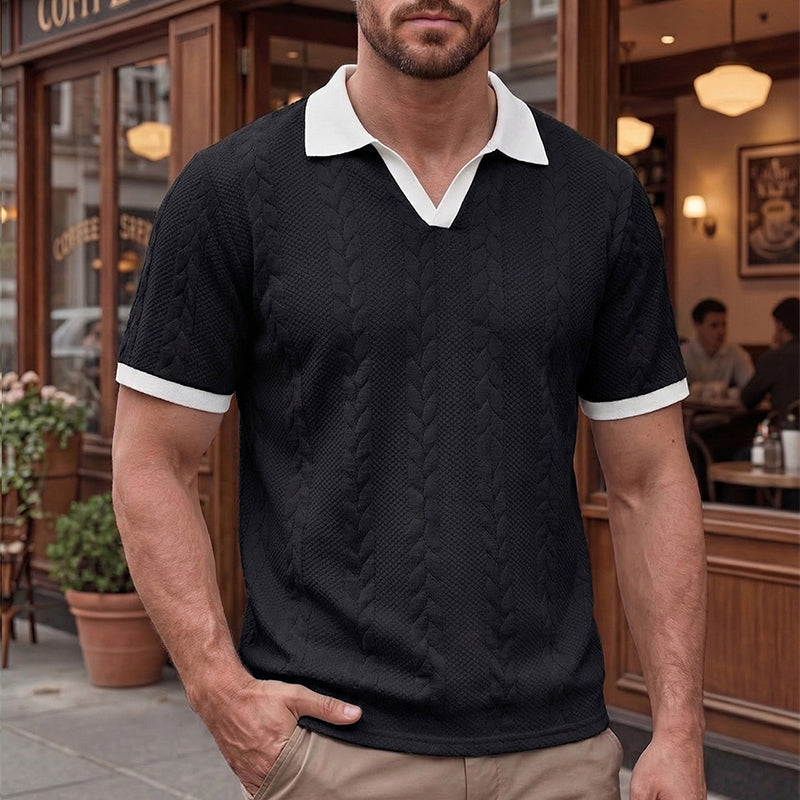 🎁New arrival 50% OFF💥 Men's Short Sleeve Knit Shirt