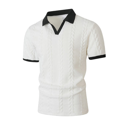 🎁New arrival 50% OFF💥 Men's Short Sleeve Knit Shirt