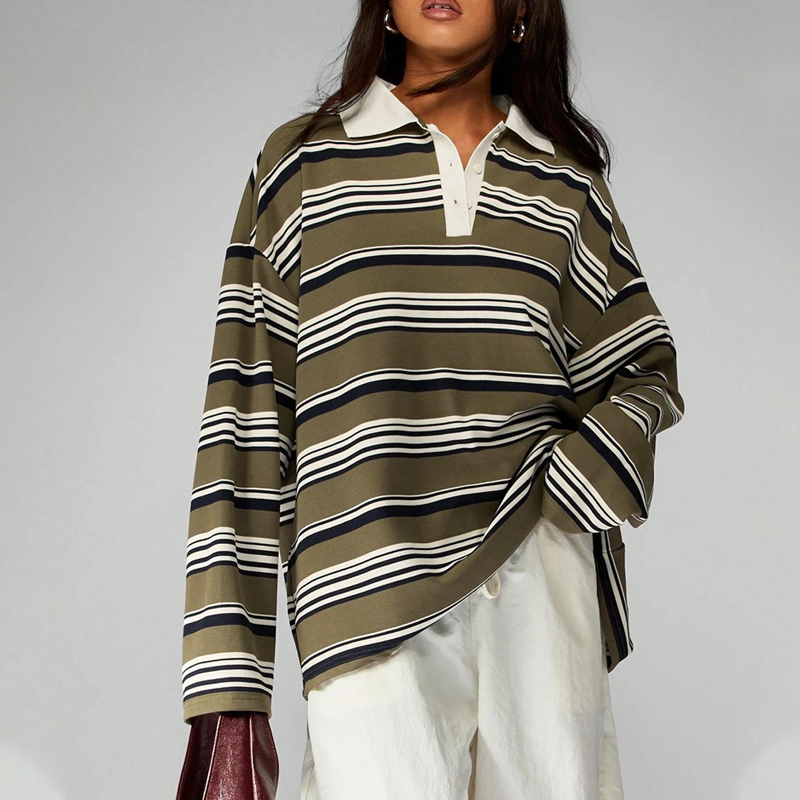 🤍Women's Casual Relaxed Fit Lapel Top