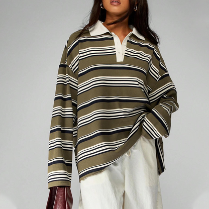 🤍Women's Casual Relaxed Fit Lapel Top
