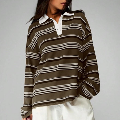 🤍Women's Casual Relaxed Fit Lapel Top