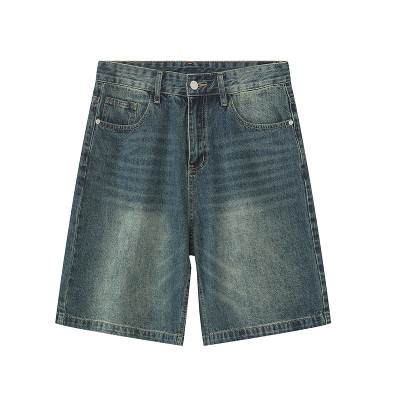 Men's Vintage Relaxed Fit Denim Shorts