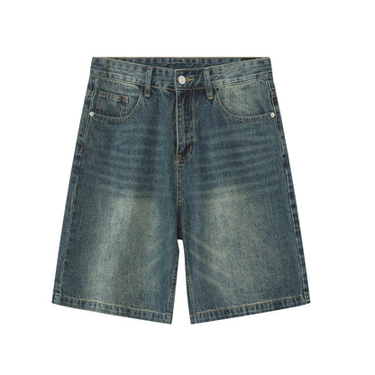 Men's Vintage Relaxed Fit Denim Shorts
