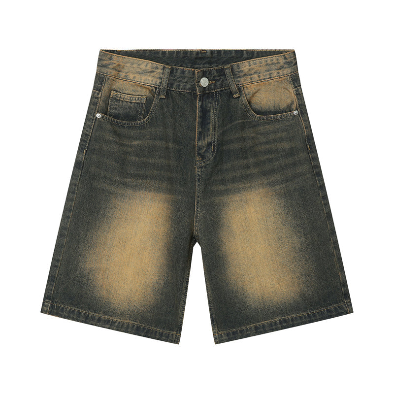 Men's Vintage Relaxed Fit Denim Shorts