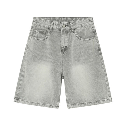 Men's Vintage Relaxed Fit Denim Shorts