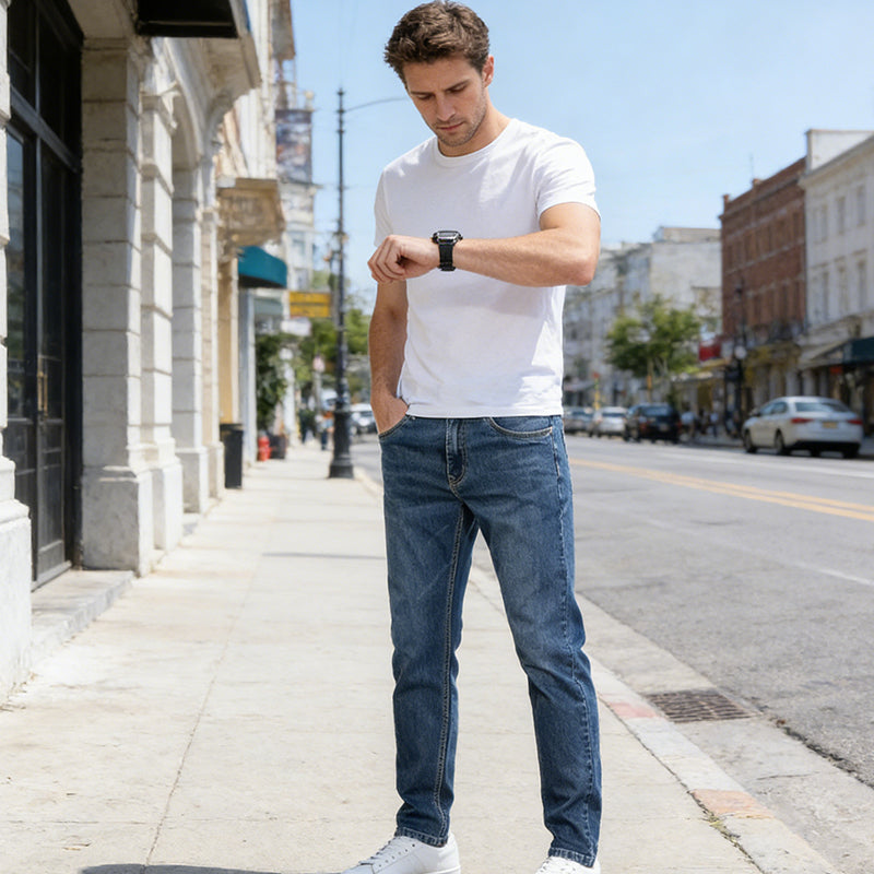Men's Classic Stretch Slim-Fit Jeans