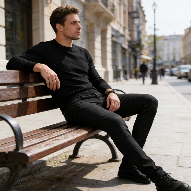 Men's Classic Stretch Slim-Fit Jeans