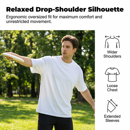 Men's Heavyweight Oversized Drop-Shoulder T-Shirt