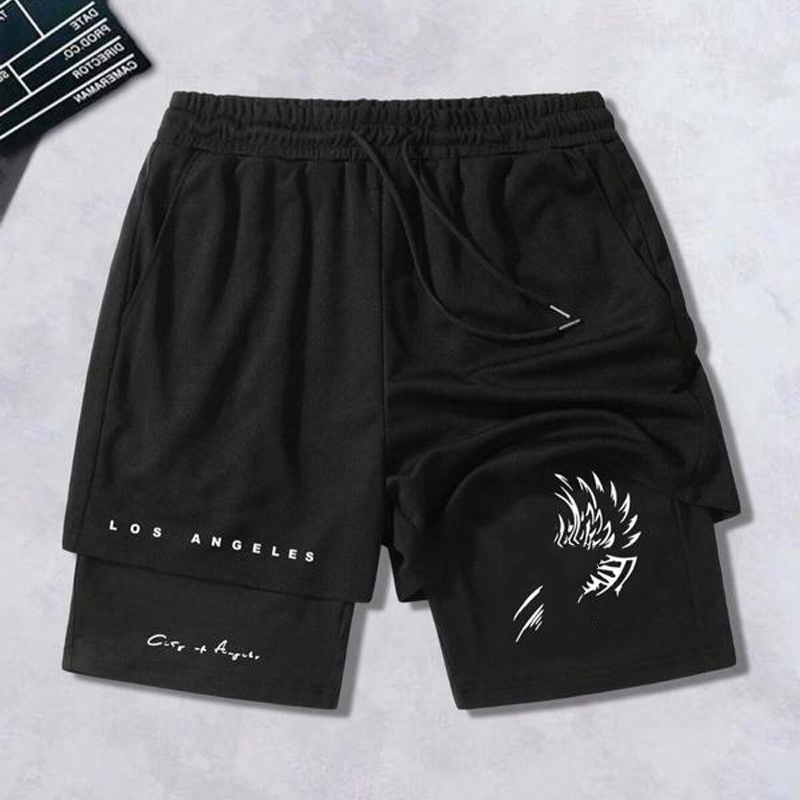 Men's 2-in-1 Faith & Fitness Athletic Shorts