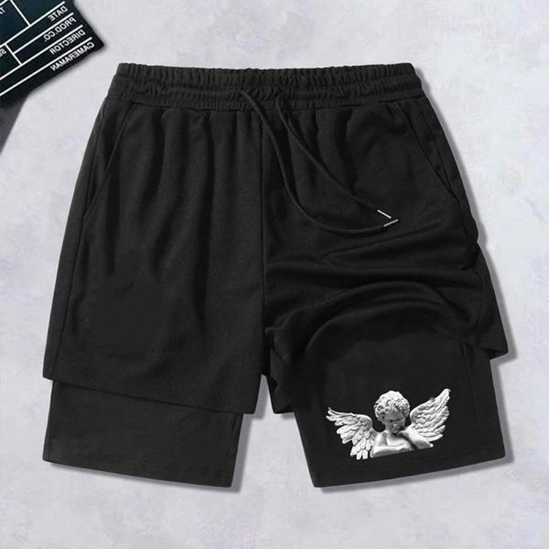 Men's 2-in-1 Faith & Fitness Athletic Shorts