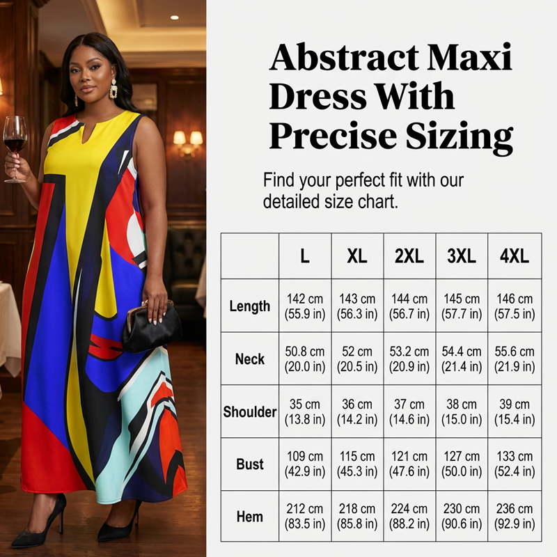💥Artistic Print Loose Fit Summer Maxi Dress— Free Shipping For Two Pieces