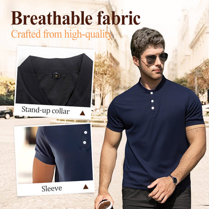 Men's Casual Breathable Sports Short Sleeve Top