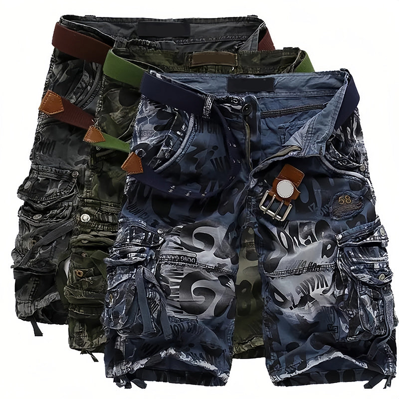 Men's Multi-Pocket Cargo Shorts