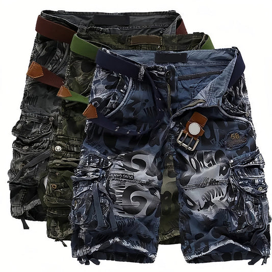 Men's Multi-Pocket Cargo Shorts