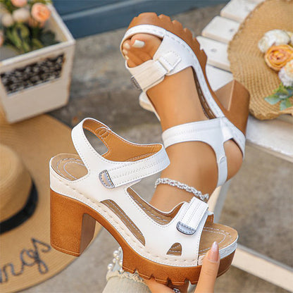 Women's Summer Platform One-Strap Sandals