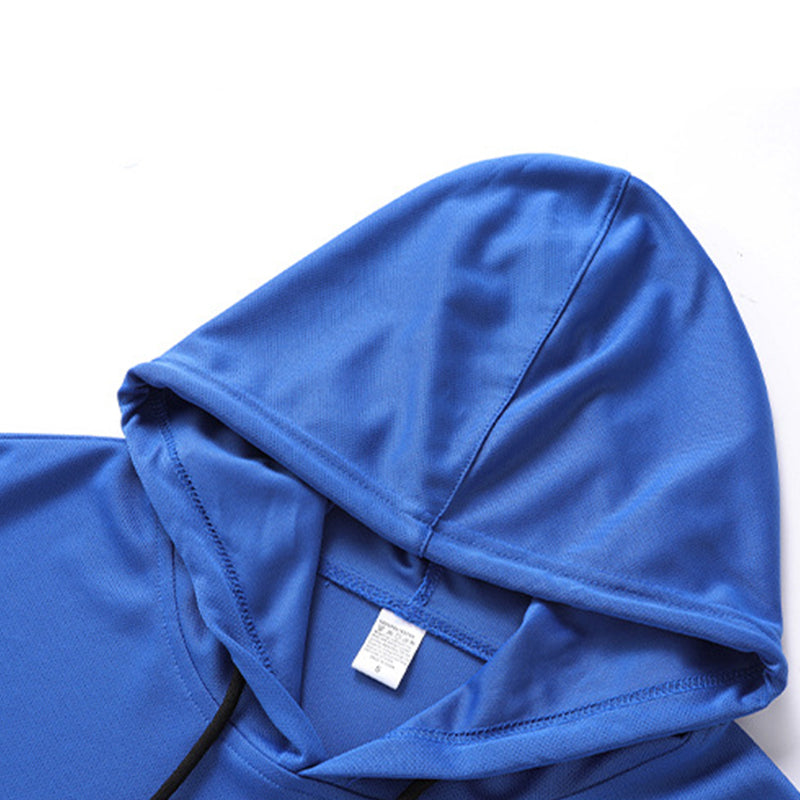 Men's All-Day Quick-Dry Hooded T-Shirt - Breathable, Stylish & Multi-Pocket