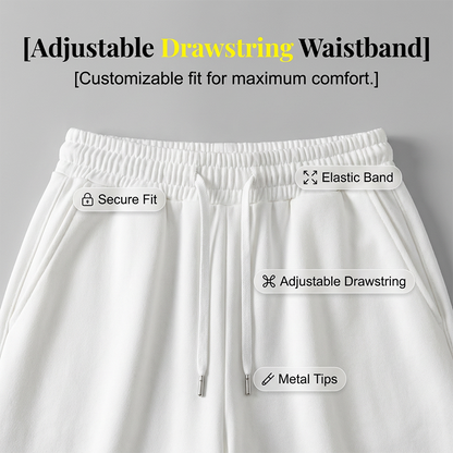 Star Patch Baggy Pants with Decorative Straps