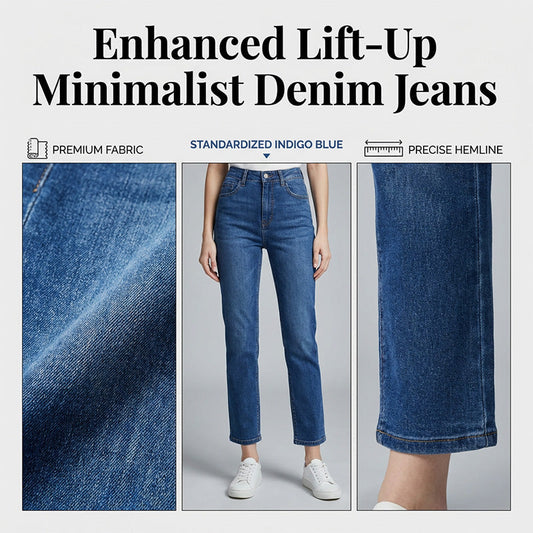 Women's High-Waist Straight Jeans