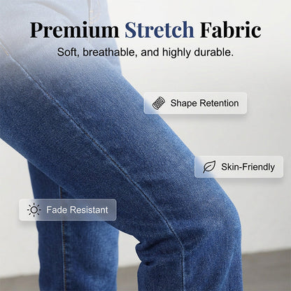 Women's High-Waist Straight Jeans