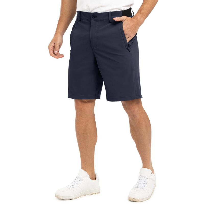 💥🔥Selling fast! Men's Solid Color Flat Front Shorts💥