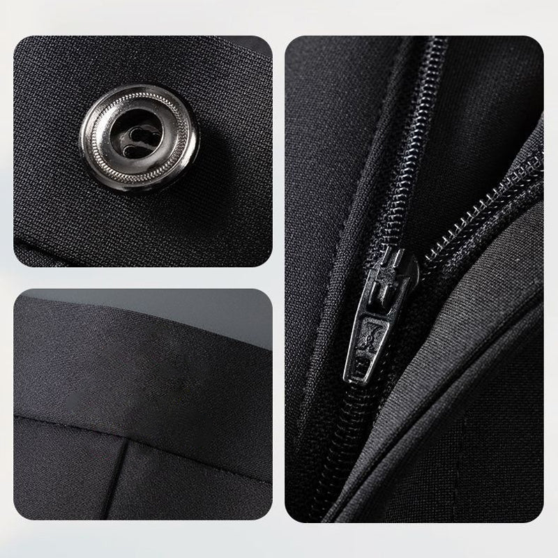 Men's Straight-Leg Business Trousers