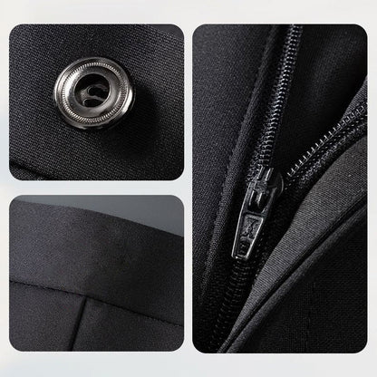 Men's Straight-Leg Business Trousers