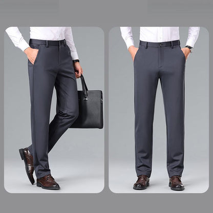 Men's Straight-Leg Business Trousers