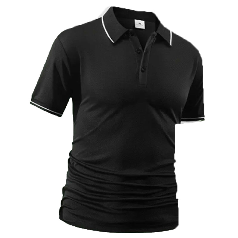 Men's Classic Short-Sleeve Collared Shirt