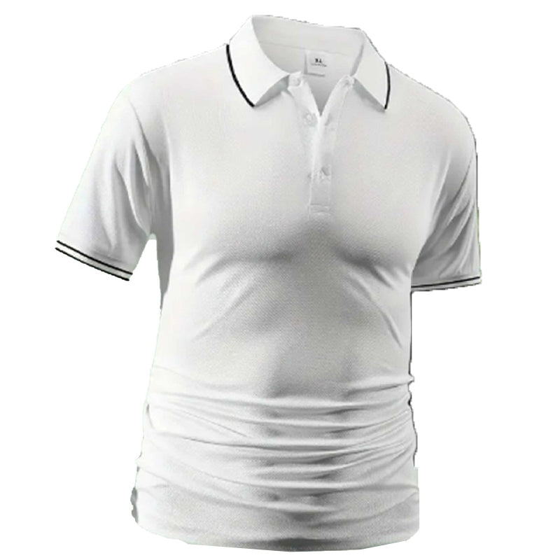 Men's Classic Short-Sleeve Collared Shirt