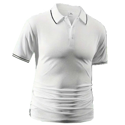 Men's Classic Short-Sleeve Collared Shirt