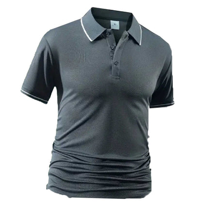 Men's Classic Short-Sleeve Collared Shirt