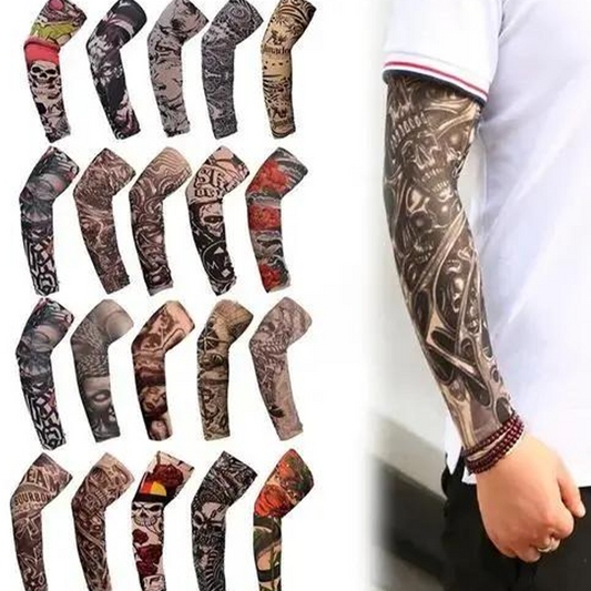 Realistic Tattoo Arm Sleeves for Sun Protection
