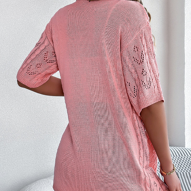 🧶 LIMITED-TIME 50% OFF! ✨ Women's Hollow-Out Knit Cardigan – Lightweight, Breathable, Boho-Chic 🌸