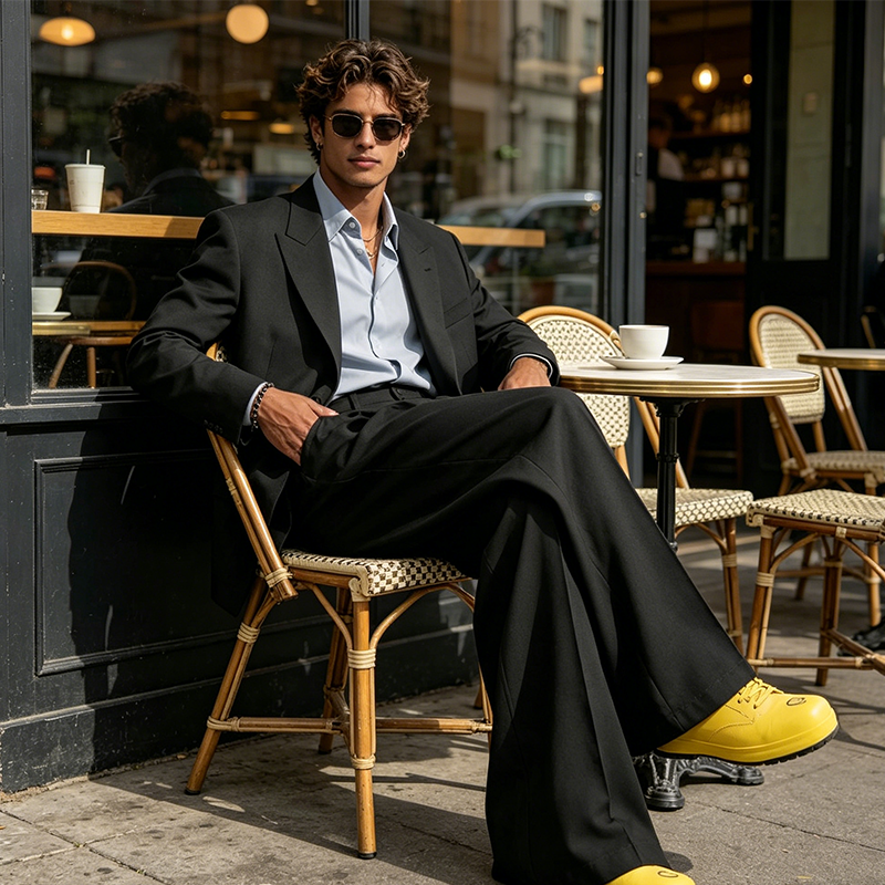 👖 50% OFF NOW! 🎩Men's Minimalist Wide-Leg Pants-Structured Seams & Premium Fabric