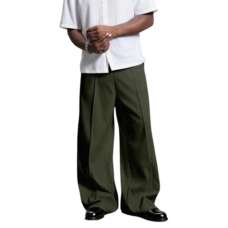 👖 50% OFF NOW! 🎩Men's Minimalist Wide-Leg Pants-Structured Seams & Premium Fabric