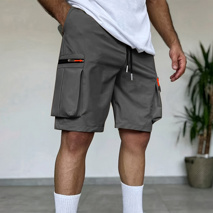 Men's Casual Cargo Shorts with Multi-Pockets