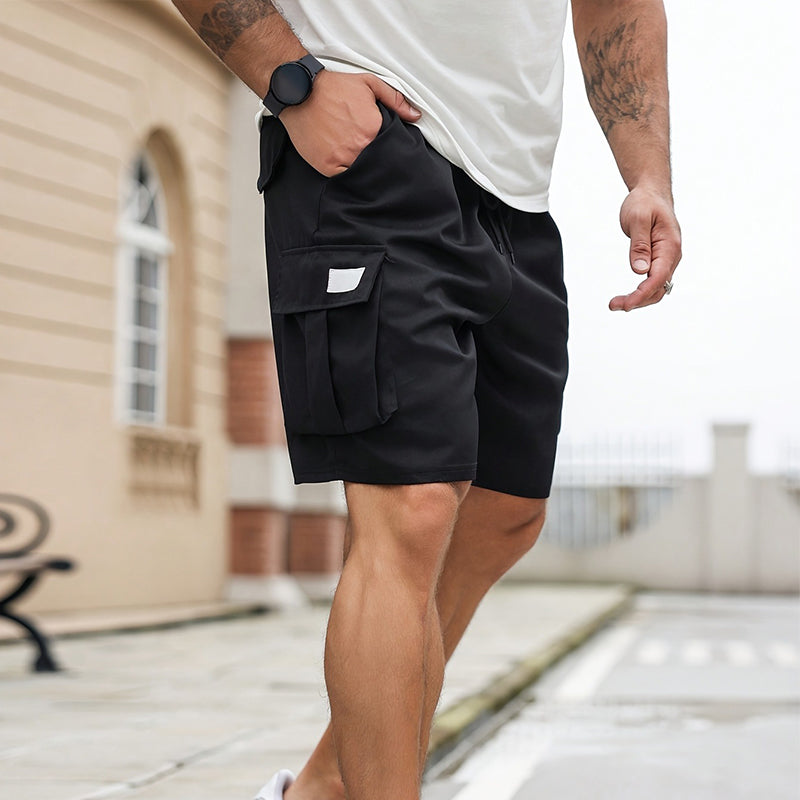 Relaxed Fit Summer Cargo Shorts for Men