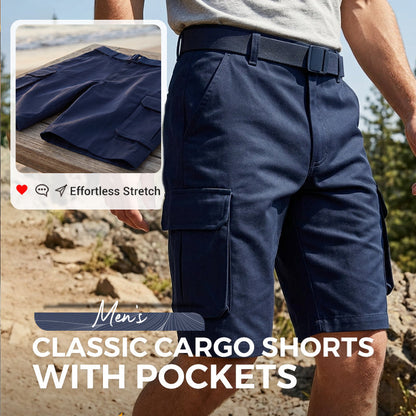 📢📢50% OFF !! ⏰Men's Classic Cargo Shorts with Pockets