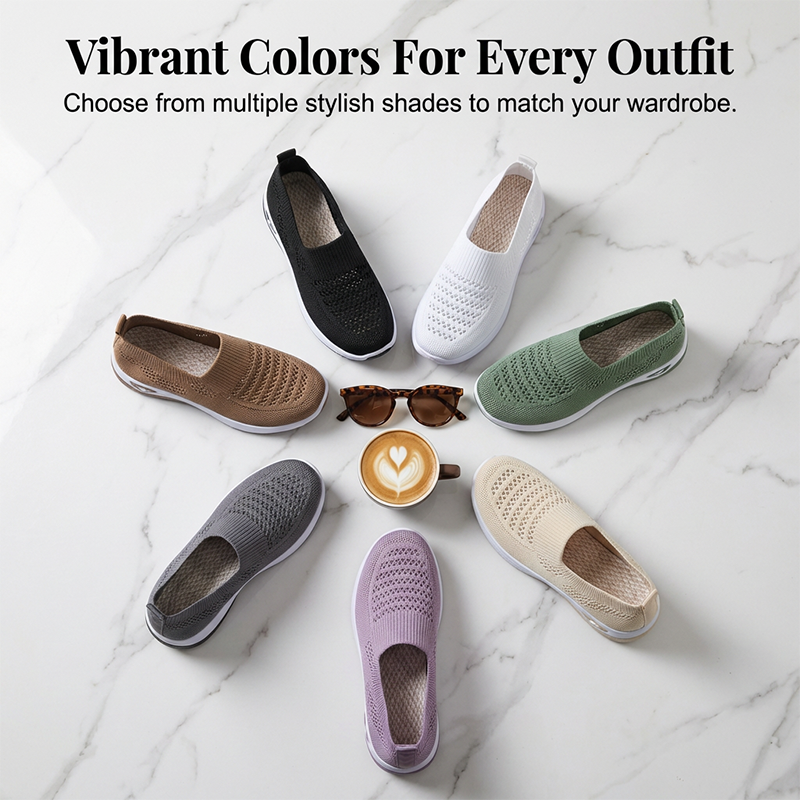👟 LIMITED-TIME 50% OFF! 🌿 Women's Slip-On Shoes – Breathable Mesh, Lightweight, Comfortable, Anti-Slip ✨